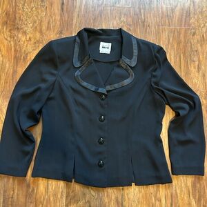 Leslie Fay Women’s 16P Black Blazer Suit Jacket